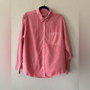 Universal Thread Women's Long Sleeve Classic Fit‎ Button Down Shirt Size XLL